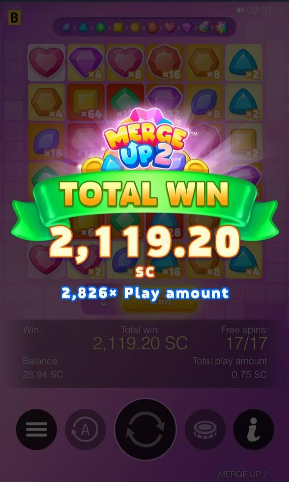 Merge Up 2 Big Win